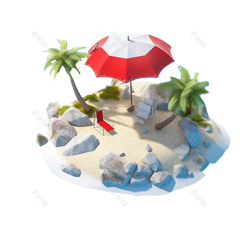 天空图片,蓝色元素,海洋PNG,度假免抠素材